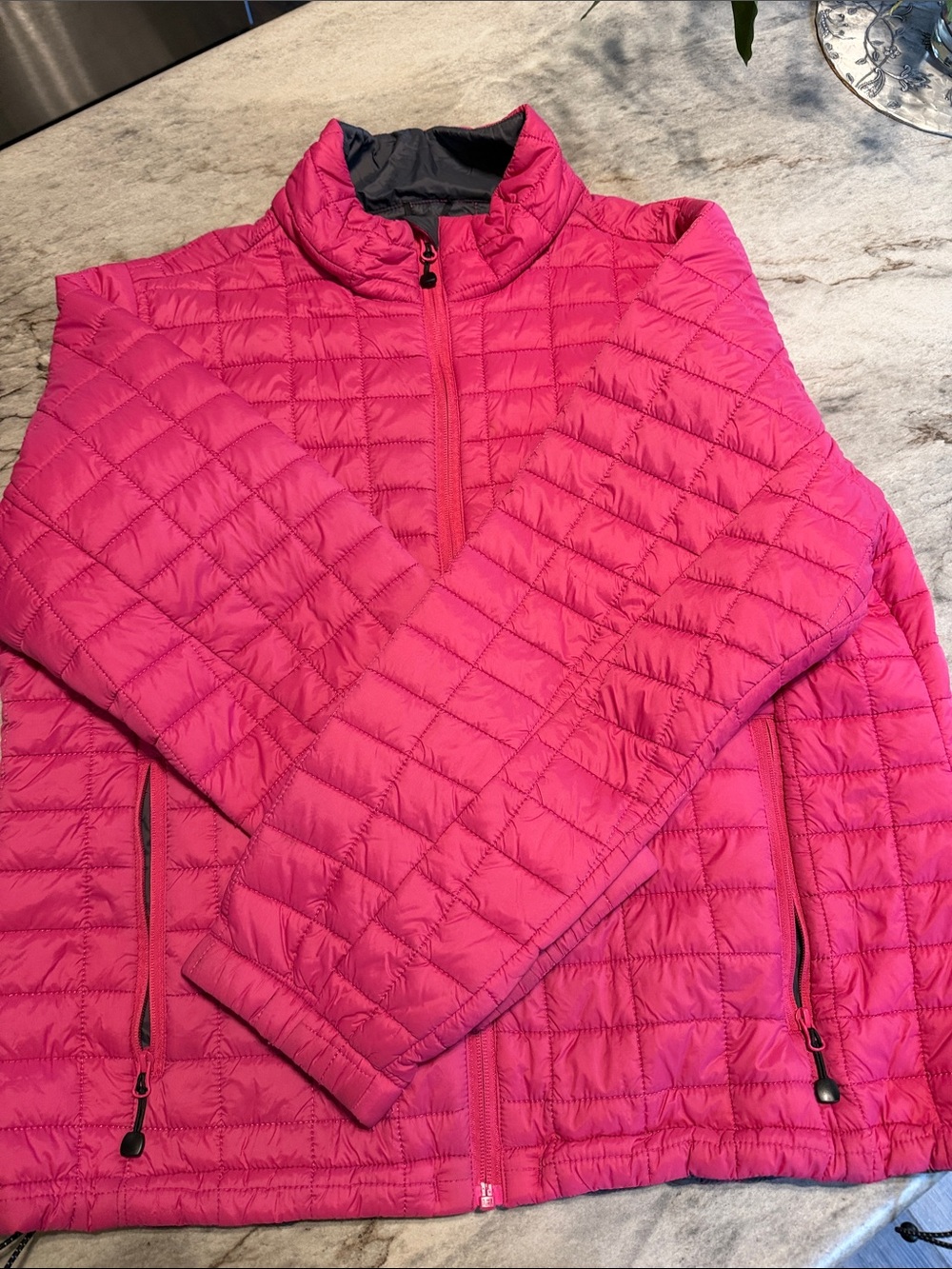 Little Donkey Andy Women's Hot Pink Quilted Lightweight Jacket
